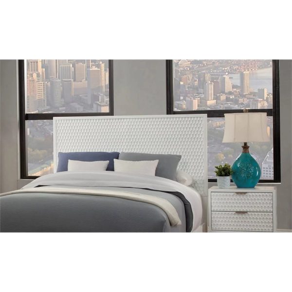 Home Square 3 Piece Furniture Set with 2-Drawer Nightstand & Full Wood Headboard - Image 12