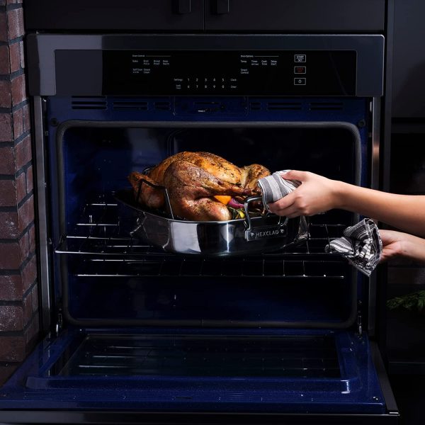 HexClad Non Stick Induction Compatible Stainless - Image 4