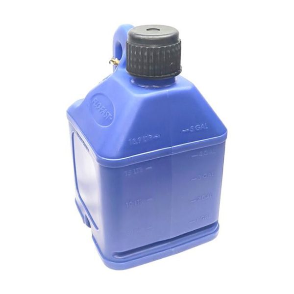 Flo-Fast 5 gal Stackable Utility Container, Blue - Case of 3