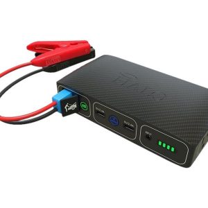 Halo Bolt 58830 Mwh Portable Phone Laptop Charger Car Jump Starter with AC Outlet - Black Graphite
