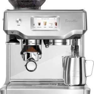 Breville - the Barista Touch Espresso Machine with 15 bars of pressure, Milk Frother and intergrated grinder - Stainless Steel