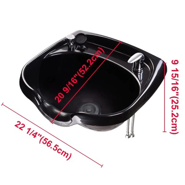 Hair Basin Sink Shampoo Bowl CUPC Certified Vacuum Breaker Sprayer Neck Rest Beauty Salon Equipment for Home Barbershop - Image 5