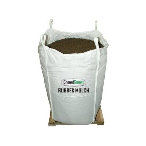 76.9 Cu. ft. Mocha Brown Rubber Mulch