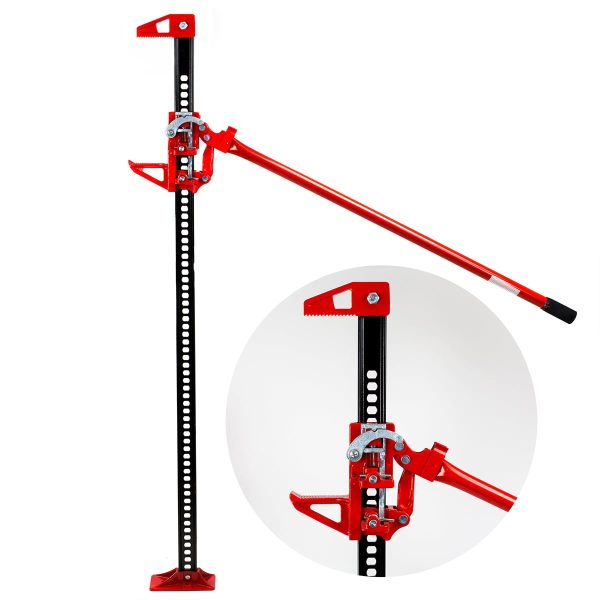 Stark 60" Farm Tractor Truck SUV Bumper Jack Ratcheting Off Road Farm Jack 3-Ton Capacity Truck Lift Bumper