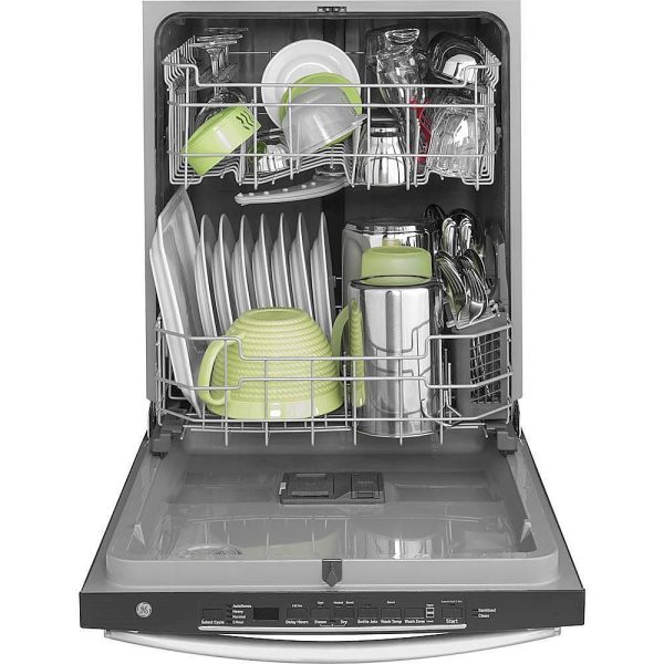 GE - 24" Top Control Tall Tub Built-In Dishwasher - Stainless steel - Image 16