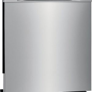 Frigidaire - 24" Compact Front Control Built-In Dishwasher with Stainless Steel Tub, 52 dBA - Stainless steel