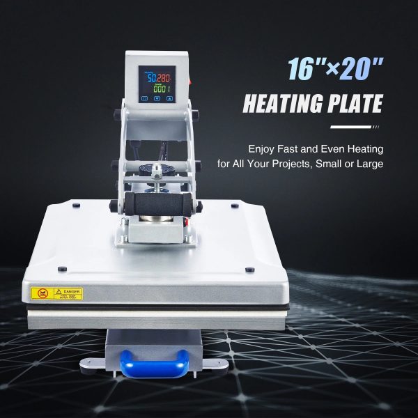 Heat Press Machine 16x20 Auto Open Clamshell T Shirt Press for Clothes Bags More - Image 11