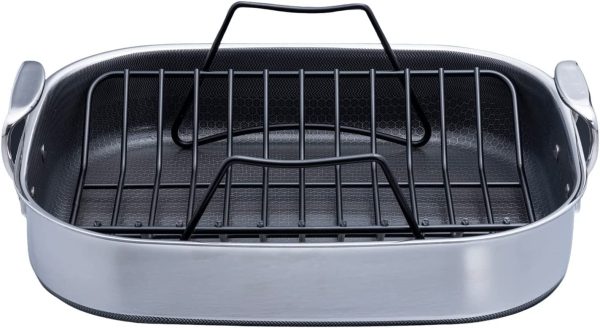 HexClad Non Stick Induction Compatible Stainless