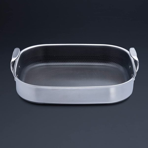 HexClad Non Stick Induction Compatible Stainless - Image 3