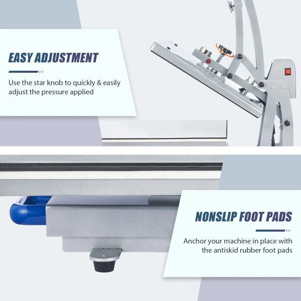 Heat Press Machine 16x20 Auto Open Clamshell T Shirt Press for Clothes Bags More - Image 7