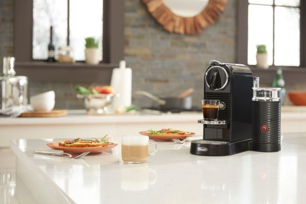 De'Longhi - Nespresso Citiz Espresso Machine by De'Longhi with milk frother - Limousine Black - Image 4