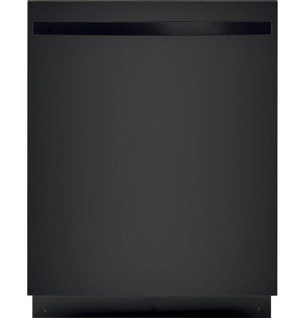 GE - 24" Top Control Built-In Dishwasher with Autosense Cycle, Piranha Food Disposer; 51 dBA - Black - Image 5