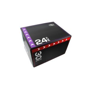 Athletic Works 3 In 1 - 20"x24"x30" Foam Plyometric Box For Jumping Exercise
