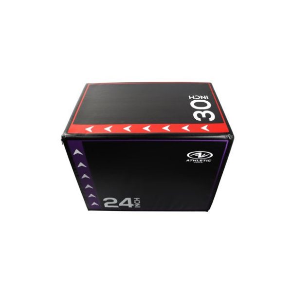 Athletic Works 3 In 1 - 20"x24"x30" Foam Plyometric Box For Jumping Exercise - Image 4