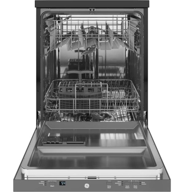 GE 24 Stainless Steel Portable Dishwasher With Sanitize Cycle - Image 6