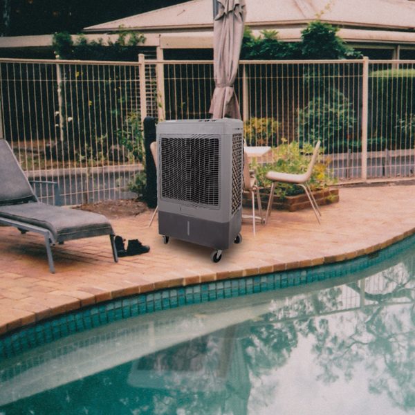 Hessaire MC61M Indoor/Outdoor Portable 1,600 Sq Ft Evaporative Swamp Air Cooler - Image 8