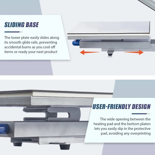 Heat Press Machine 16x20 Auto Open Clamshell T Shirt Press for Clothes Bags More - Image 6