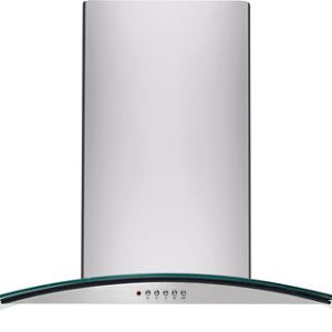 Frigidaire - 30" Convertible Range Hood - Stainless steel and glass