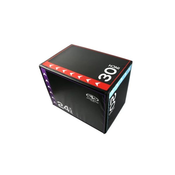 Athletic Works 3 In 1 - 20"x24"x30" Foam Plyometric Box For Jumping Exercise - Image 2